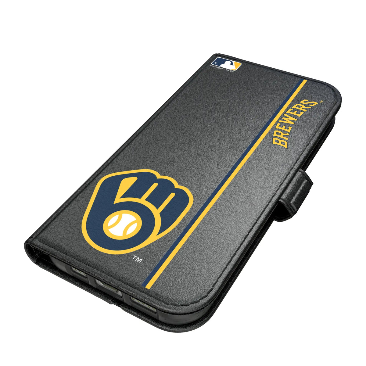 Milwaukee Brewers Sidebar Folio 2.0 Case for Apple iPhone