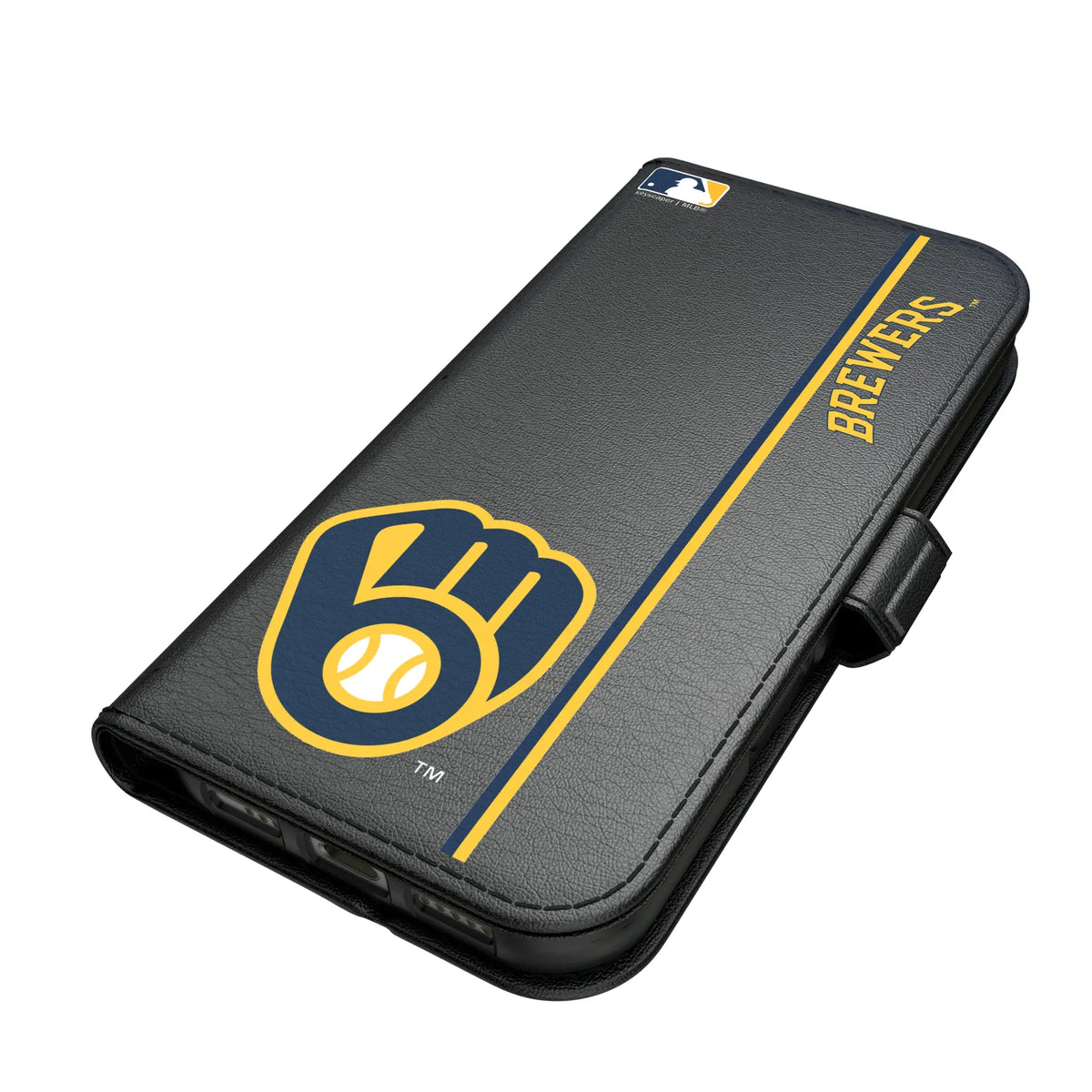 Milwaukee Brewers Sidebar Folio 2.0 Case for Apple iPhone
