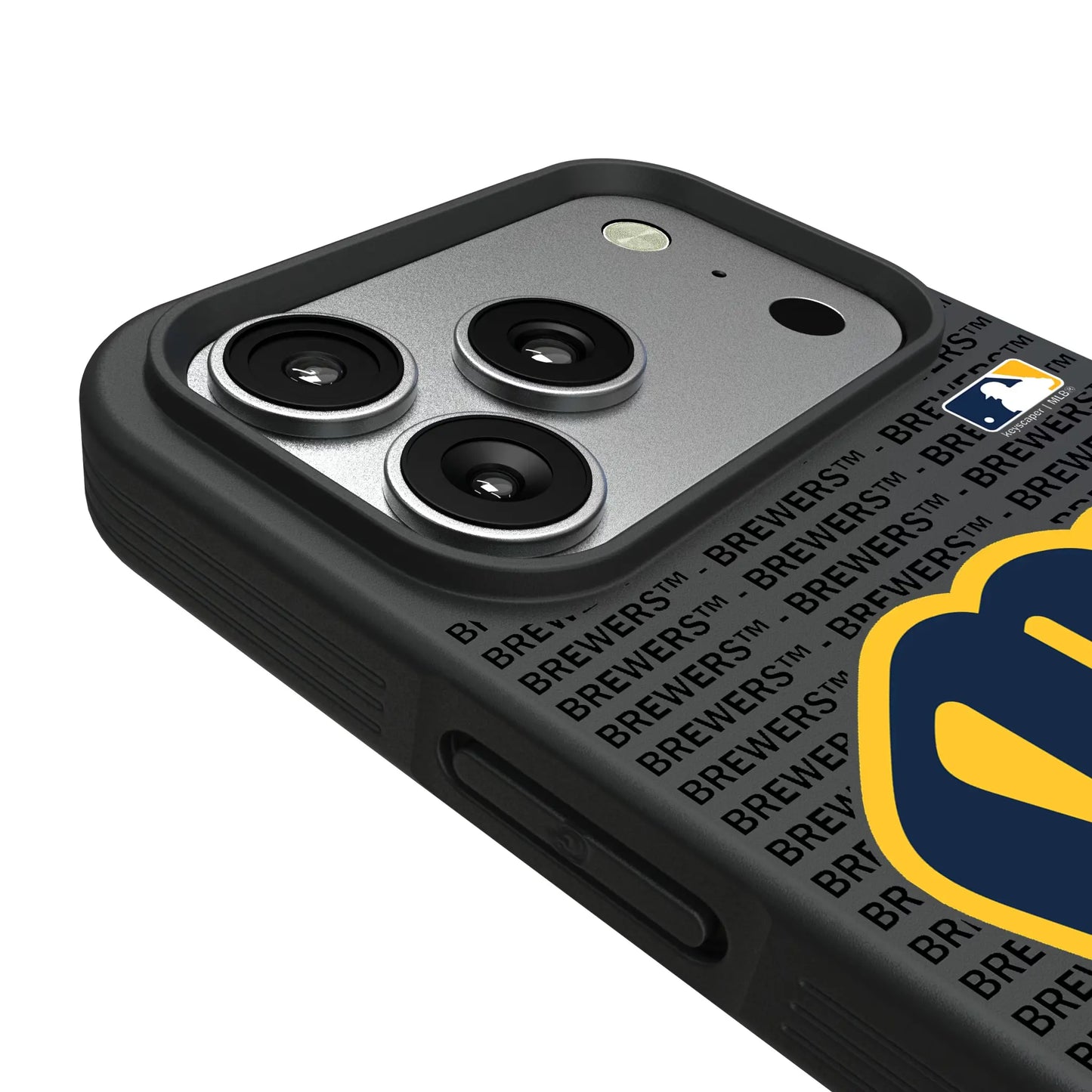 Milwaukee Brewers Text Backdrop Bump Phone Case for Apple iPhone