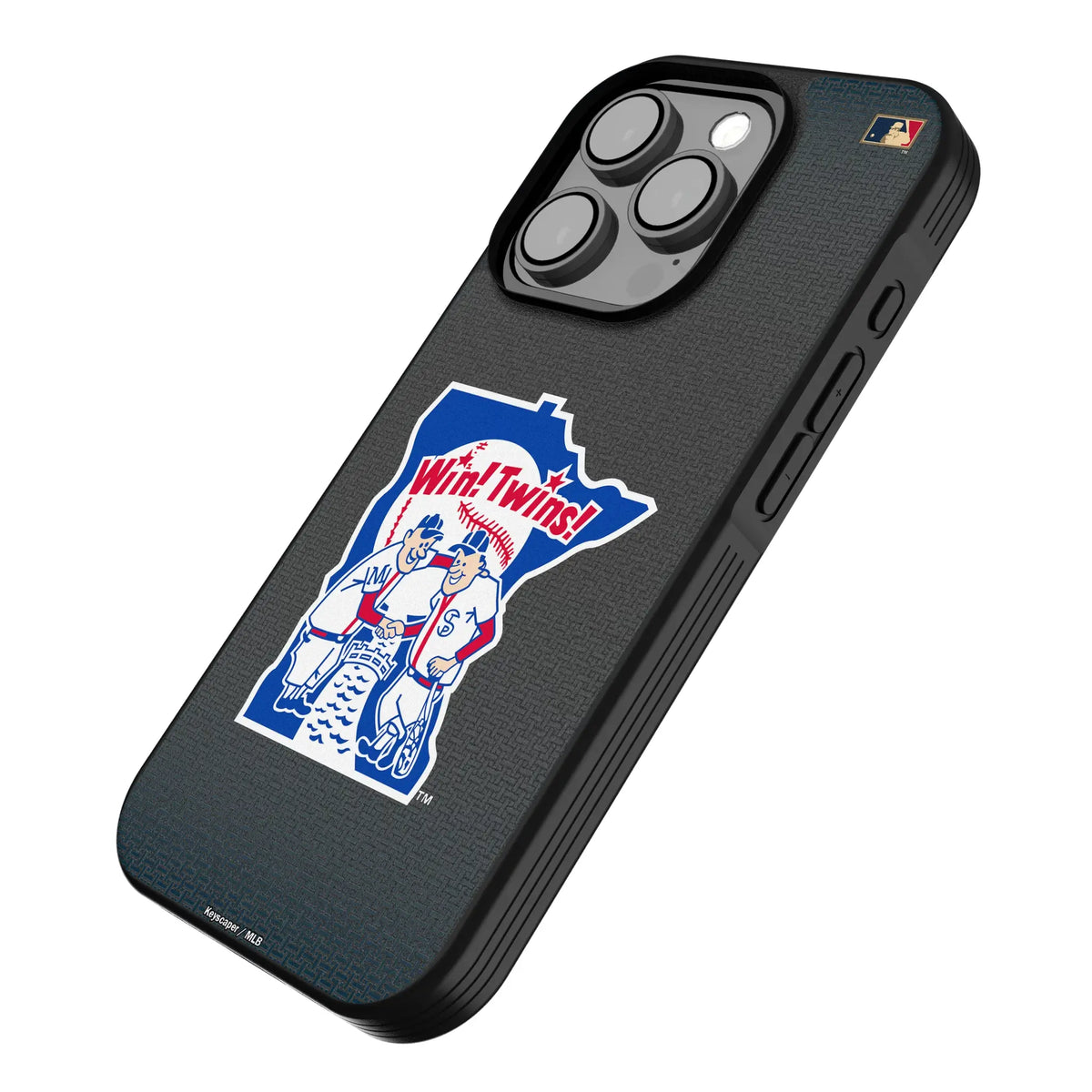 Minnesota Twins 1976-1986 - Cooperstown Collection Linen Bump Phone Case for Apple iPhone