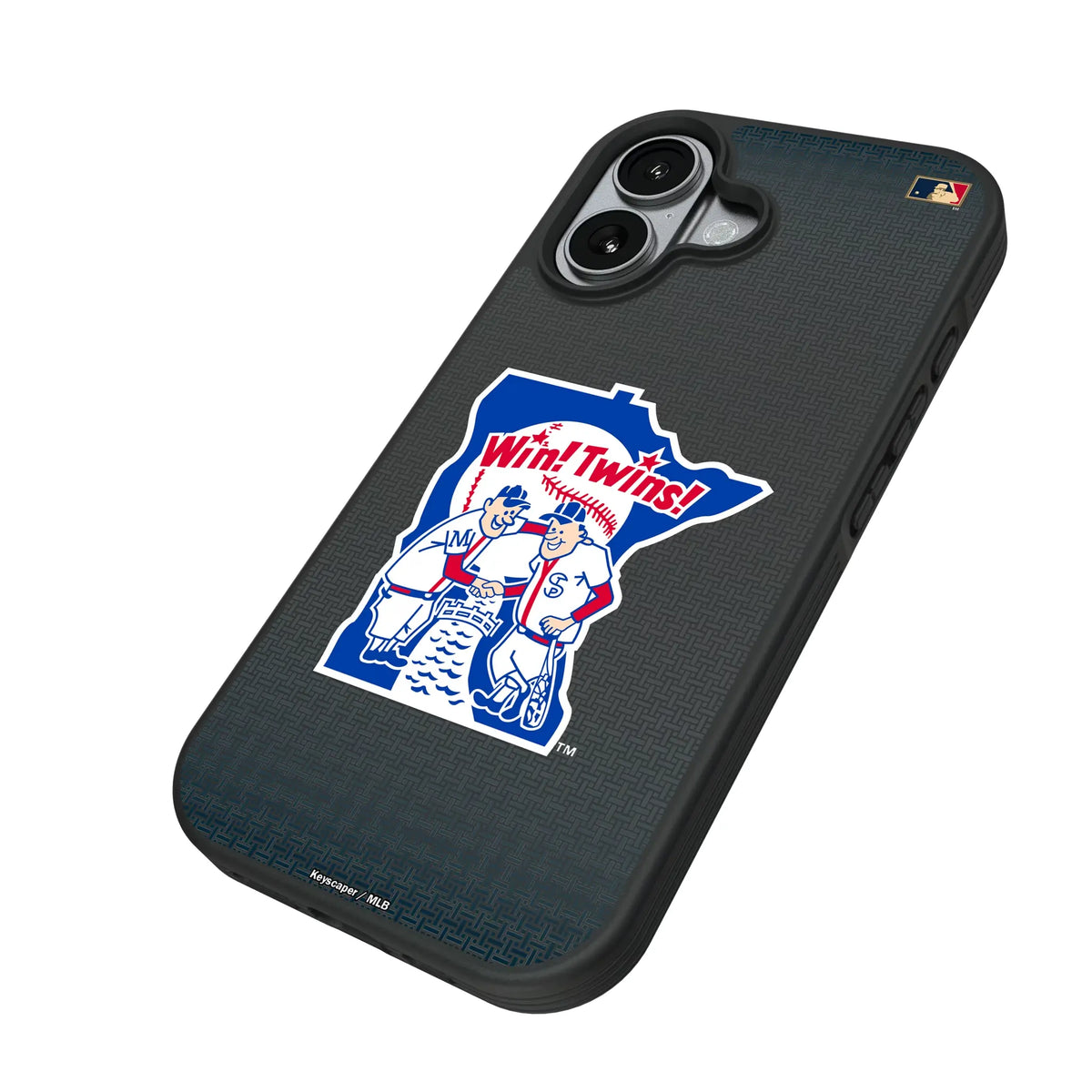 Minnesota Twins 1976-1986 - Cooperstown Collection Linen Bump Phone Case for Apple iPhone