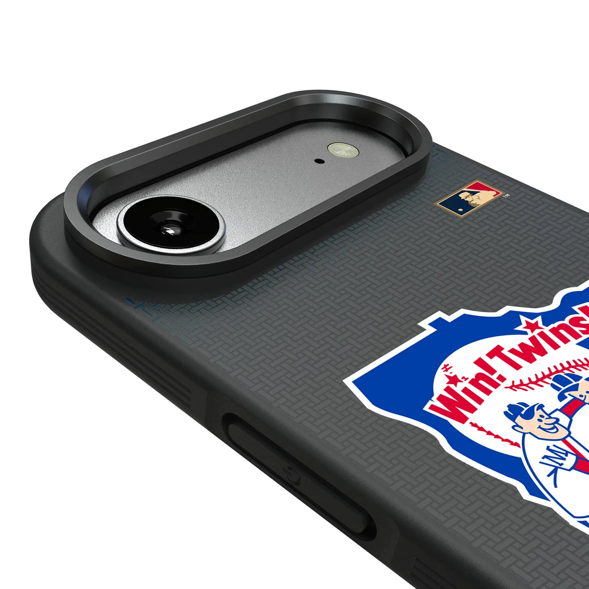 Minnesota Twins 1976-1986 - Cooperstown Collection Linen Bump Phone Case for Apple iPhone