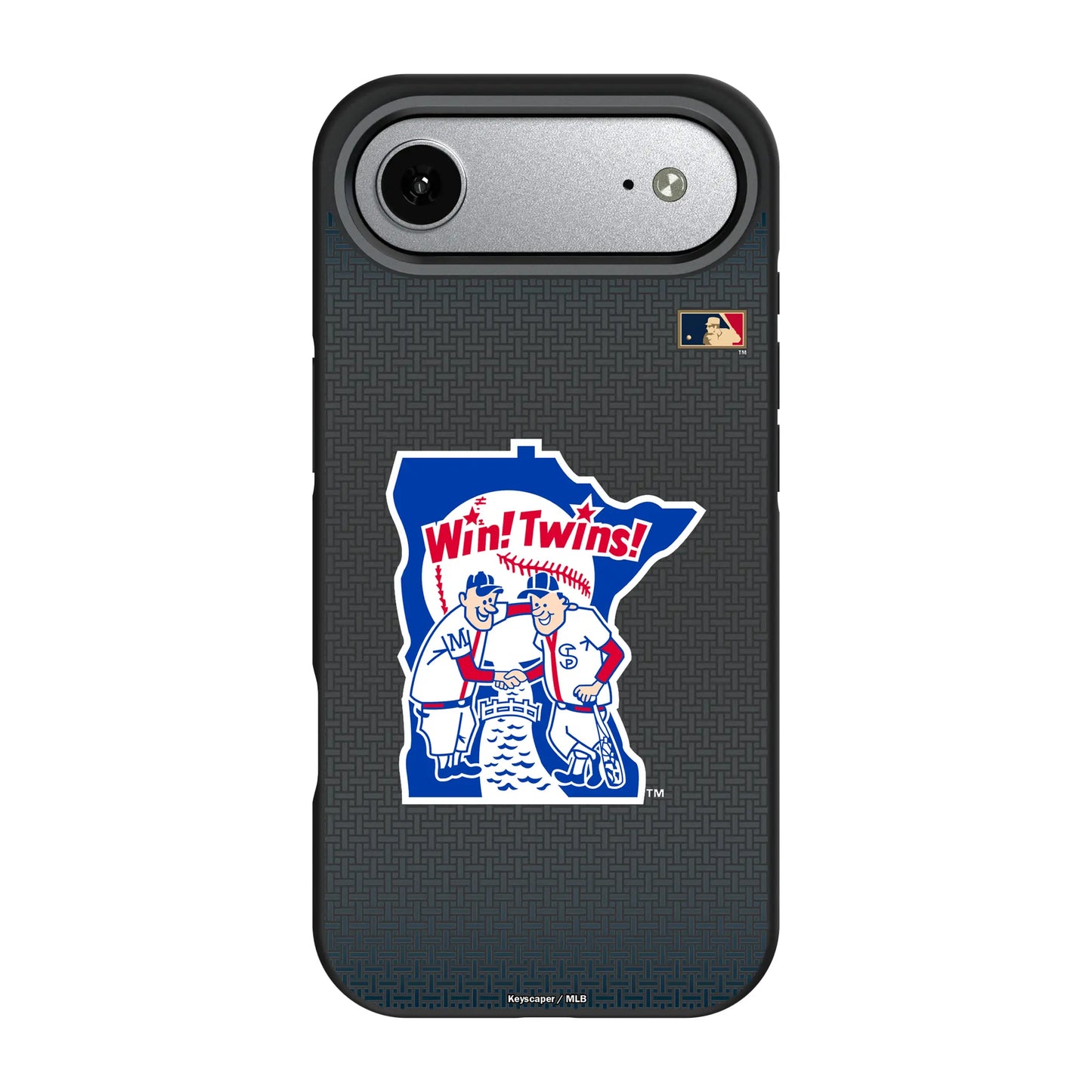 Minnesota Twins 1976-1986 - Cooperstown Collection Linen Bump Phone Case for Apple iPhone