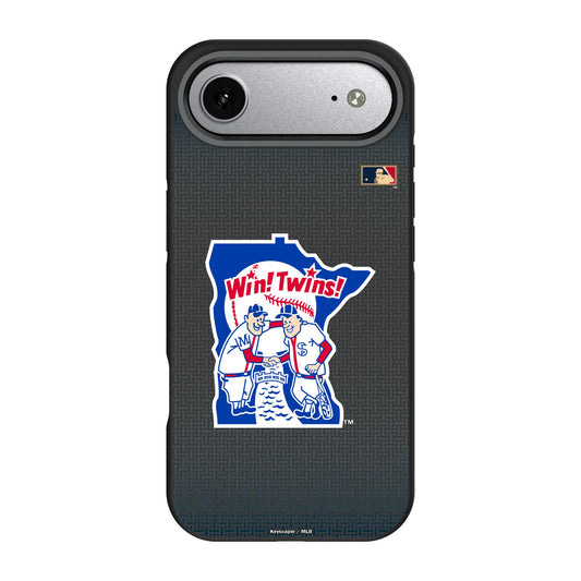 Minnesota Twins 1976-1986 - Cooperstown Collection Linen Bump Phone Case for Apple iPhone