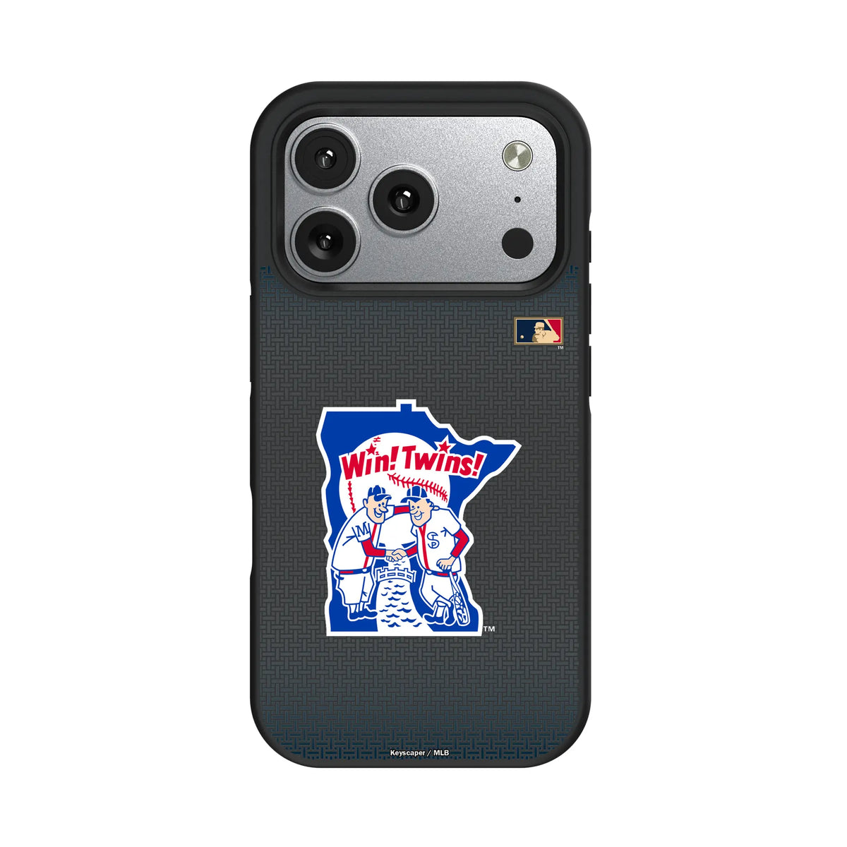 Minnesota Twins 1976-1986 - Cooperstown Collection Linen Bump Phone Case for Apple iPhone