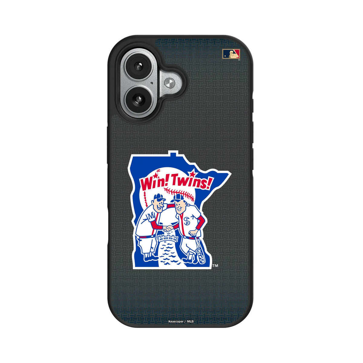 Minnesota Twins 1976-1986 - Cooperstown Collection Linen Bump Phone Case for Apple iPhone