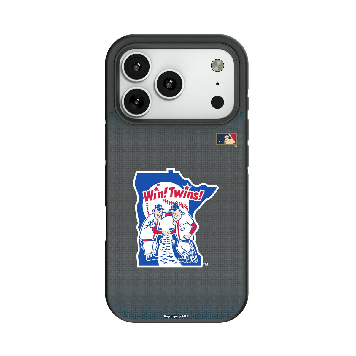 Minnesota Twins 1976-1986 - Cooperstown Collection Linen Bump Phone Case for Apple iPhone
