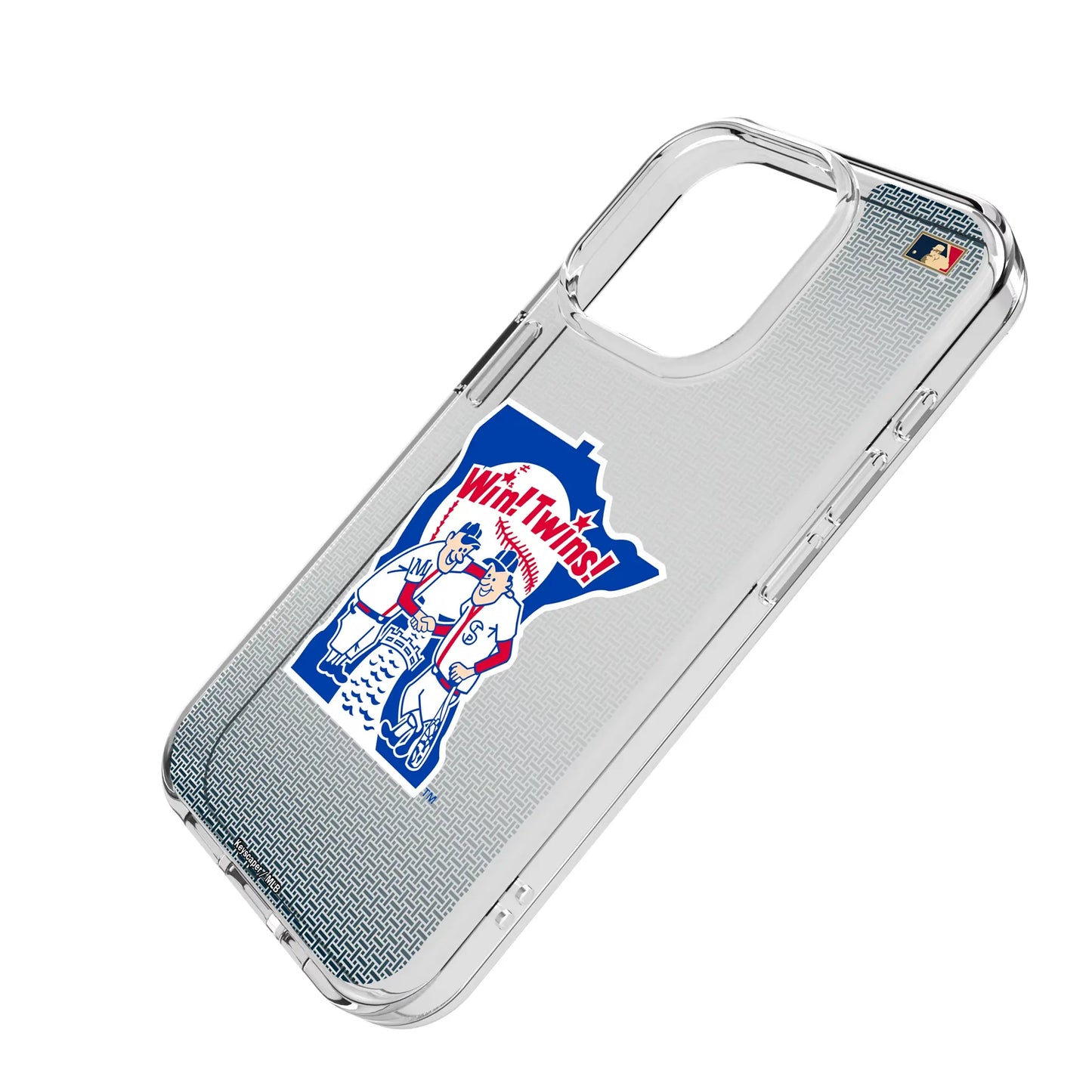 Minnesota Twins 1976-1986 - Cooperstown Collection Linen Clear Phone Case for Apple iPhone