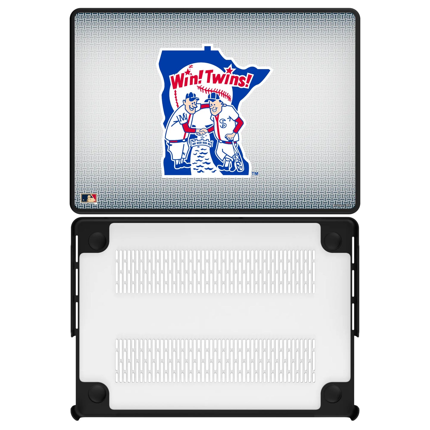 Minnesota Twins 1976-1986 - Cooperstown Collection Linen Laptop Case for Apple MacBook