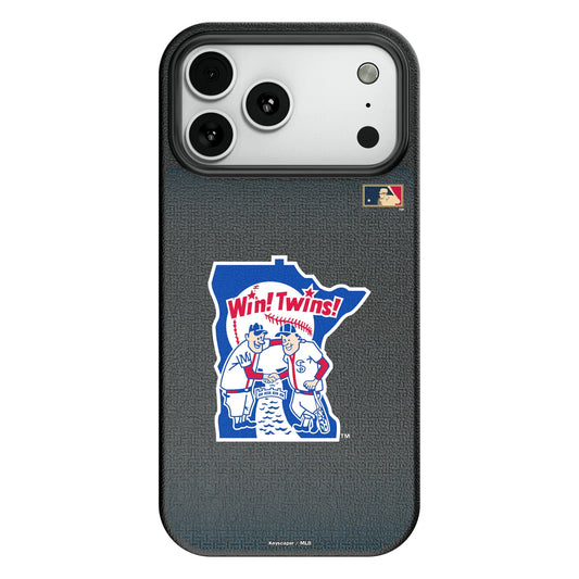 Minnesota Twins 1976-1986 - Cooperstown Collection Linen MagSafe Compatible Phone Case for Apple iPhone