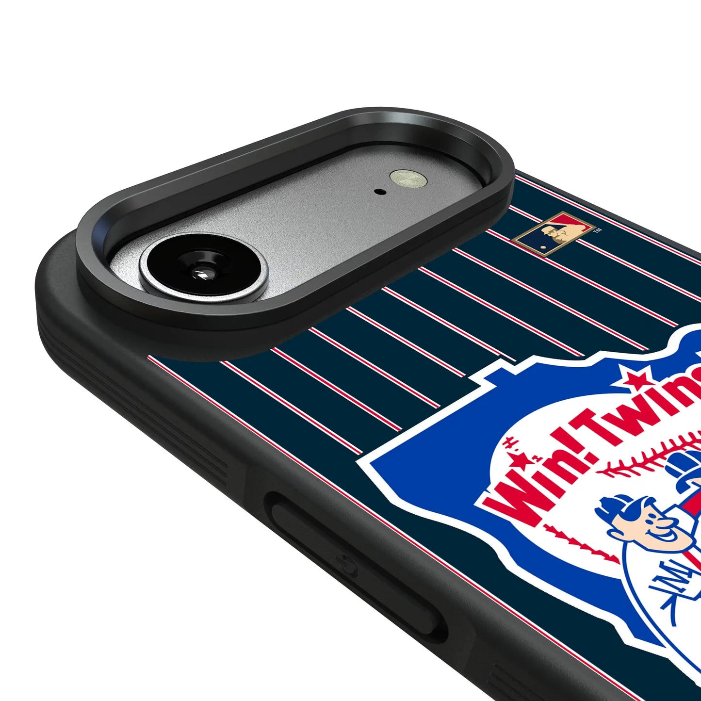 Minnesota Twins 1976-1986 - Cooperstown Collection Pinstripe Bump Phone Case for Apple iPhone