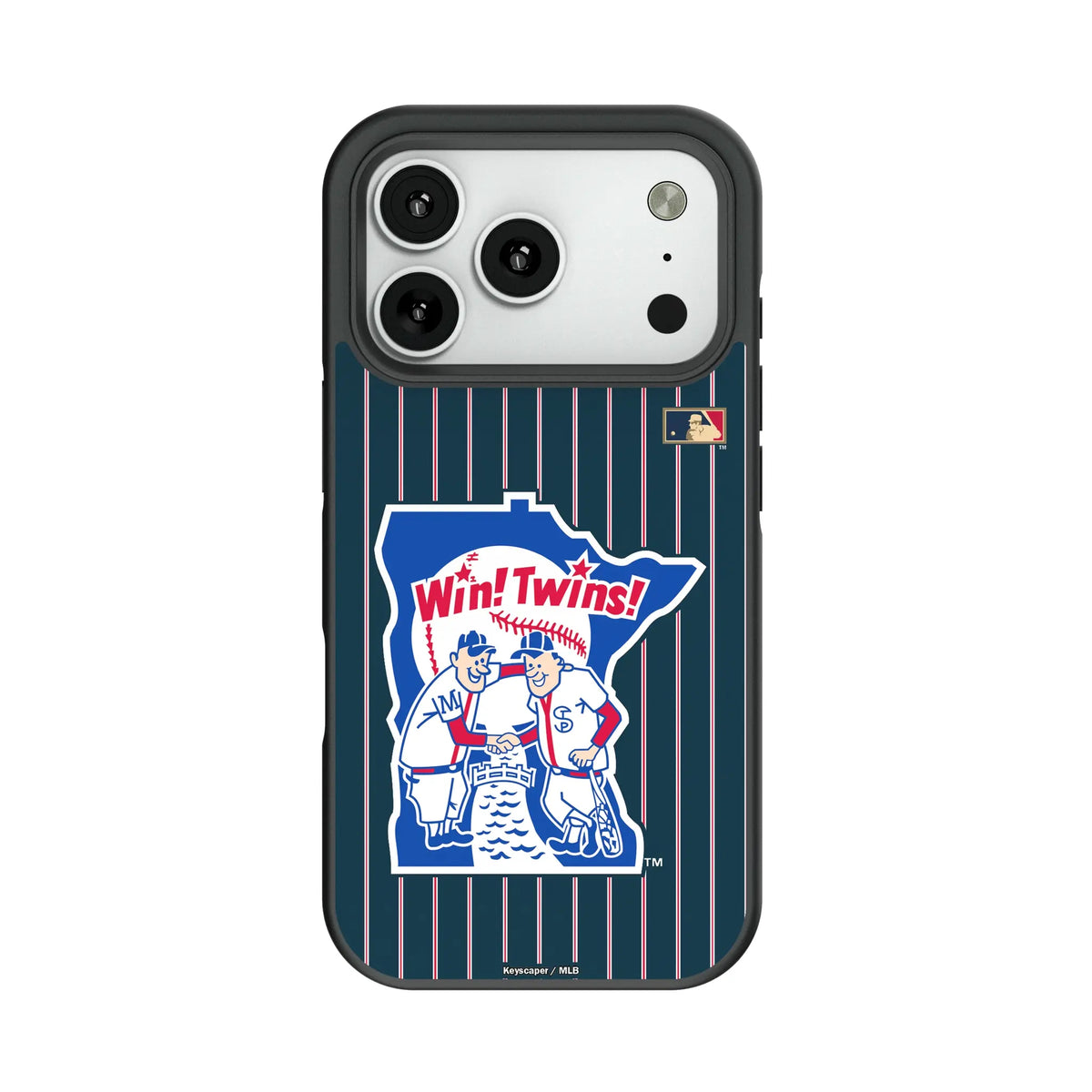 Minnesota Twins 1976-1986 - Cooperstown Collection Pinstripe Bump Phone Case for Apple iPhone