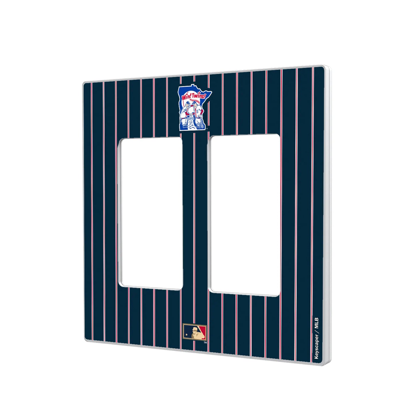 Minnesota Twins 1976-1986 - Cooperstown Collection Pinstripe Hidden-Screw Light Switch Plate
