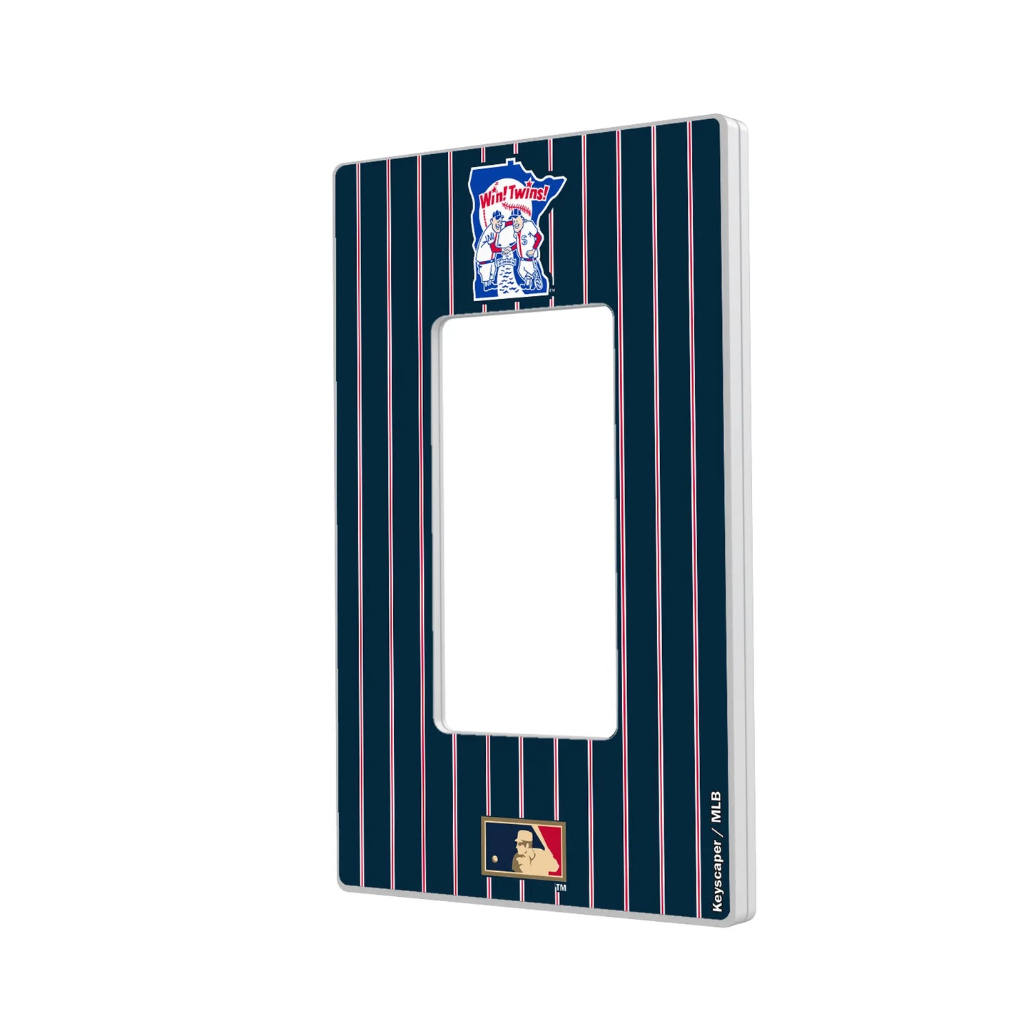 Minnesota Twins 1976-1986 - Cooperstown Collection Pinstripe Hidden-Screw Light Switch Plate