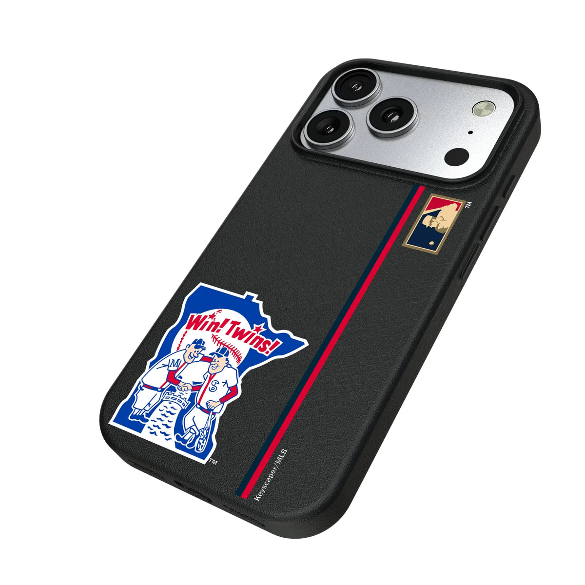 Minnesota Twins 1976-1986 - Cooperstown Collection Sidebar MagSafe Compatible Phone Case for Apple iPhone