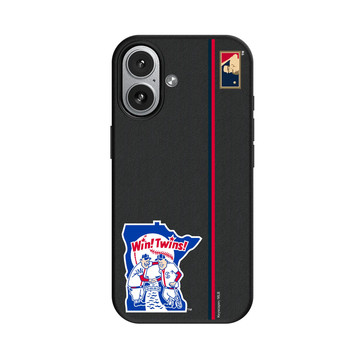 Minnesota Twins 1976-1986 - Cooperstown Collection Sidebar MagSafe Compatible Phone Case for Apple iPhone