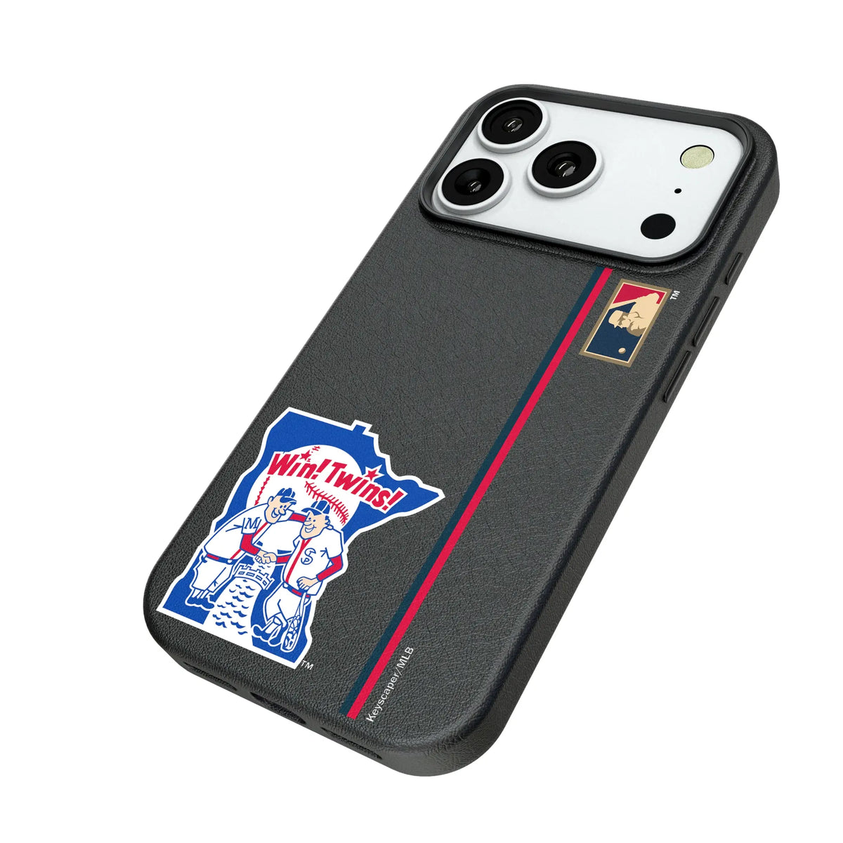 Minnesota Twins 1976-1986 - Cooperstown Collection Sidebar MagSafe Compatible Phone Case for Apple iPhone