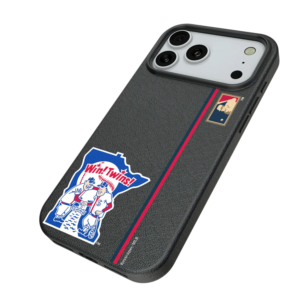 Minnesota Twins 1976-1986 - Cooperstown Collection Sidebar MagSafe Compatible Phone Case for Apple iPhone