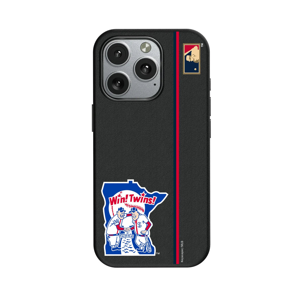 Minnesota Twins 1976-1986 - Cooperstown Collection Sidebar MagSafe Compatible Phone Case for Apple iPhone