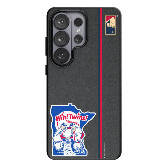 Minnesota Twins 1976-1986 - Cooperstown Collection Sidebar MagSafe Compatible Phone Case for Samsung Galaxy