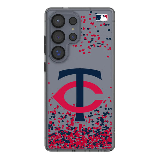 Minnesota Twins Confetti Clear Phone Case for Samsung Galaxy
