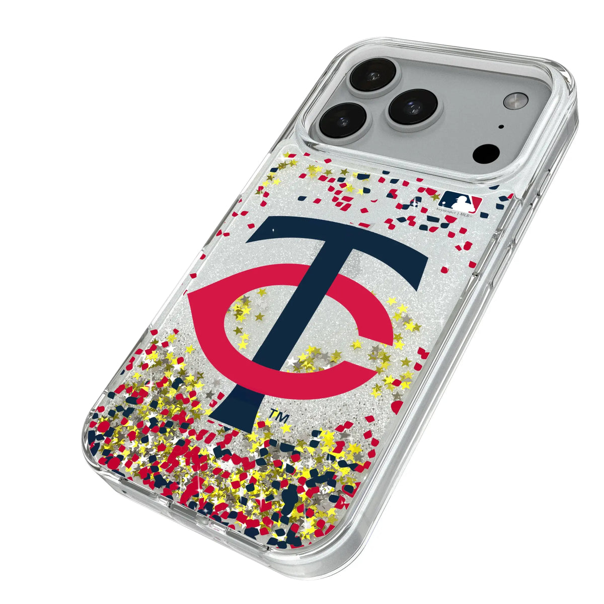 Minnesota Twins Confetti Glitter Phone Case for Apple iPhone