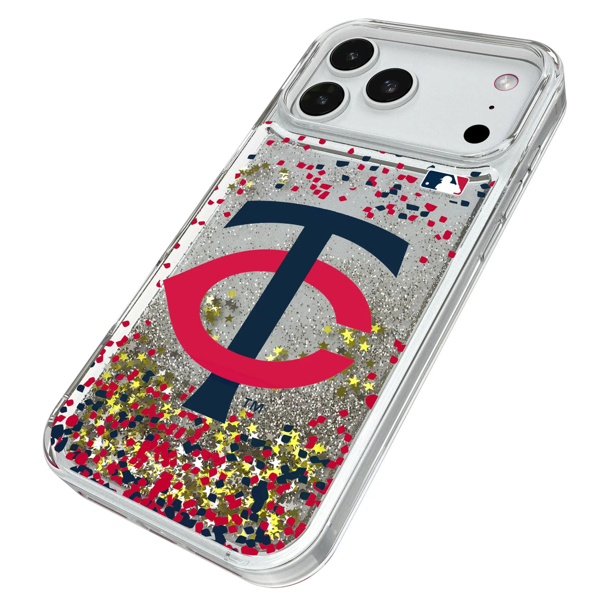 Minnesota Twins Confetti Glitter Phone Case for Apple iPhone