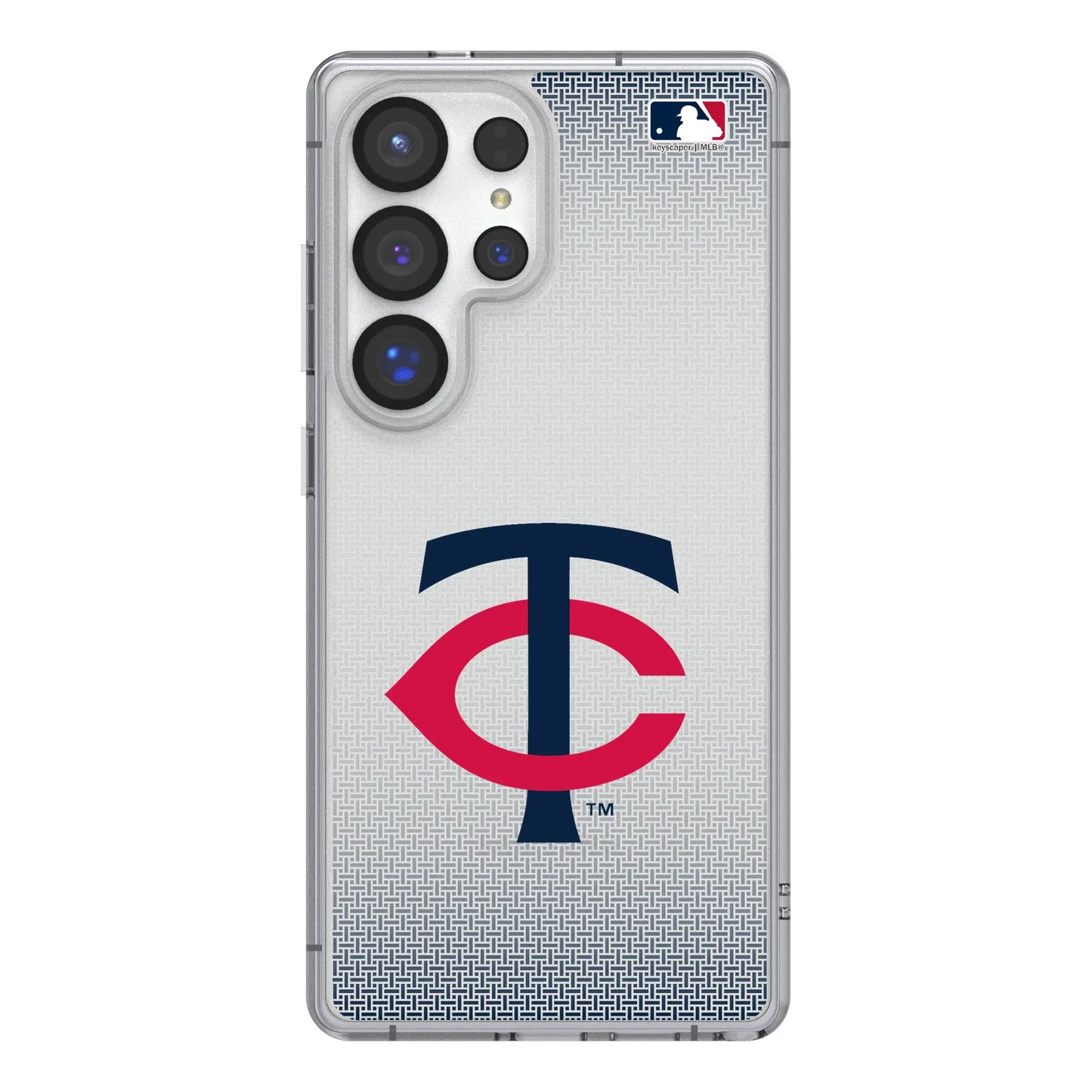 Minnesota Twins Linen Clear Phone Case for Samsung Galaxy
