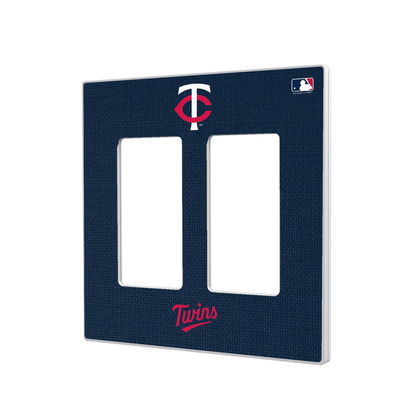 Minnesota Twins Solid Hidden-Screw Light Switch Plate