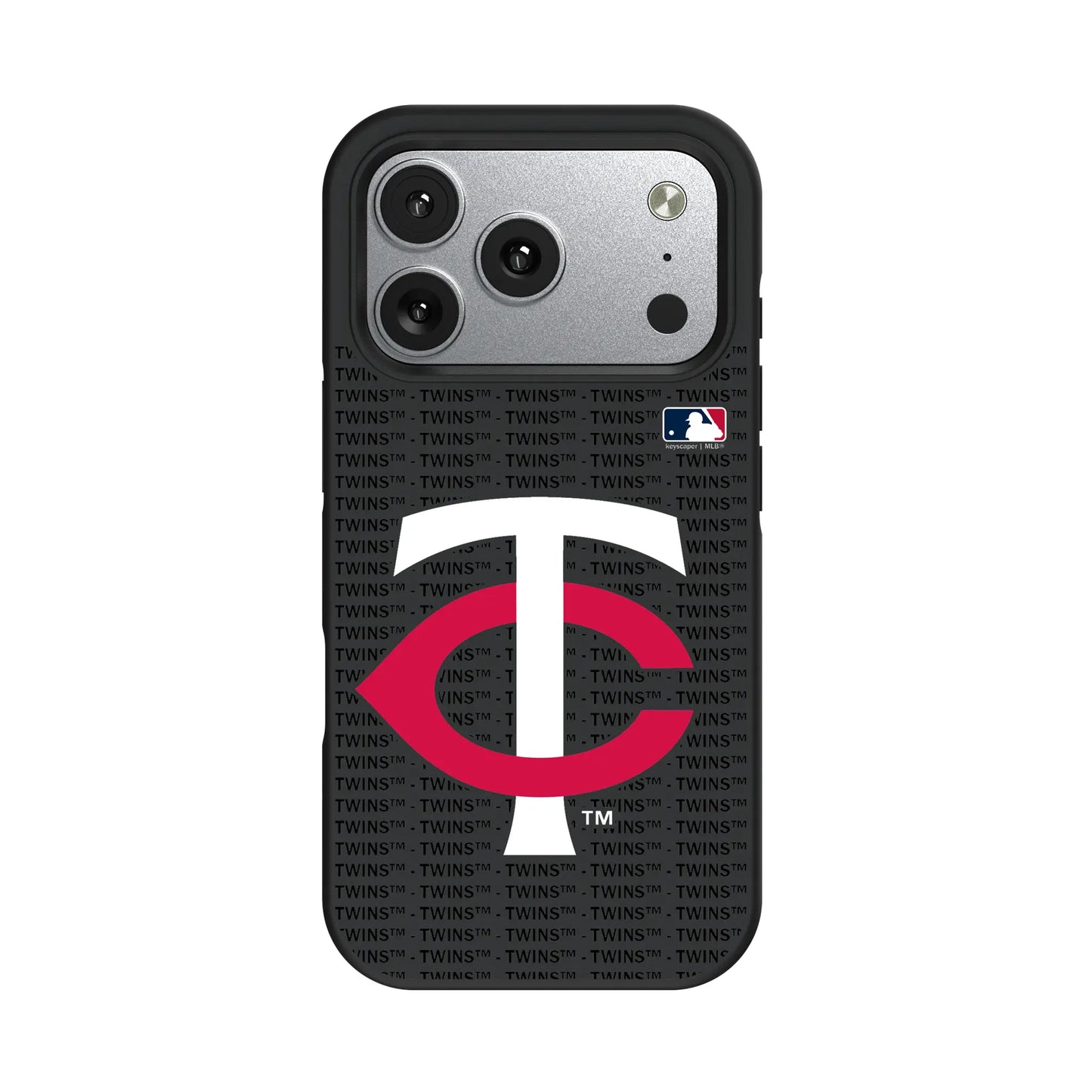 Minnesota Twins Text Backdrop Bump Phone Case for Apple iPhone