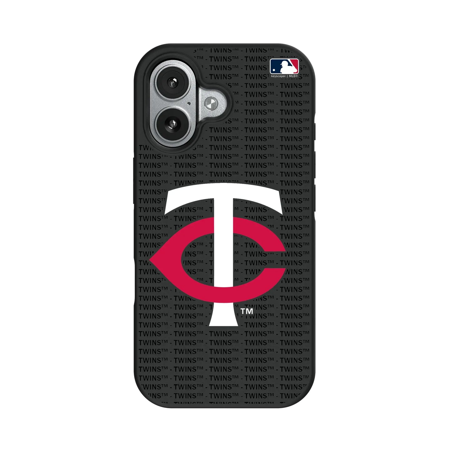 Minnesota Twins Text Backdrop Bump Phone Case for Apple iPhone