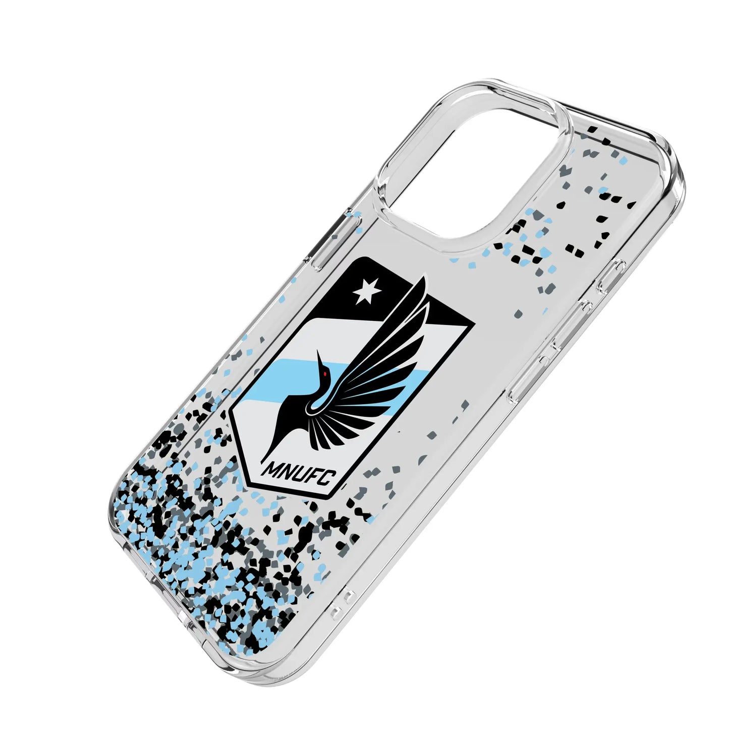 Minnesota United FC Confetti Clear Phone Case for Apple iPhone