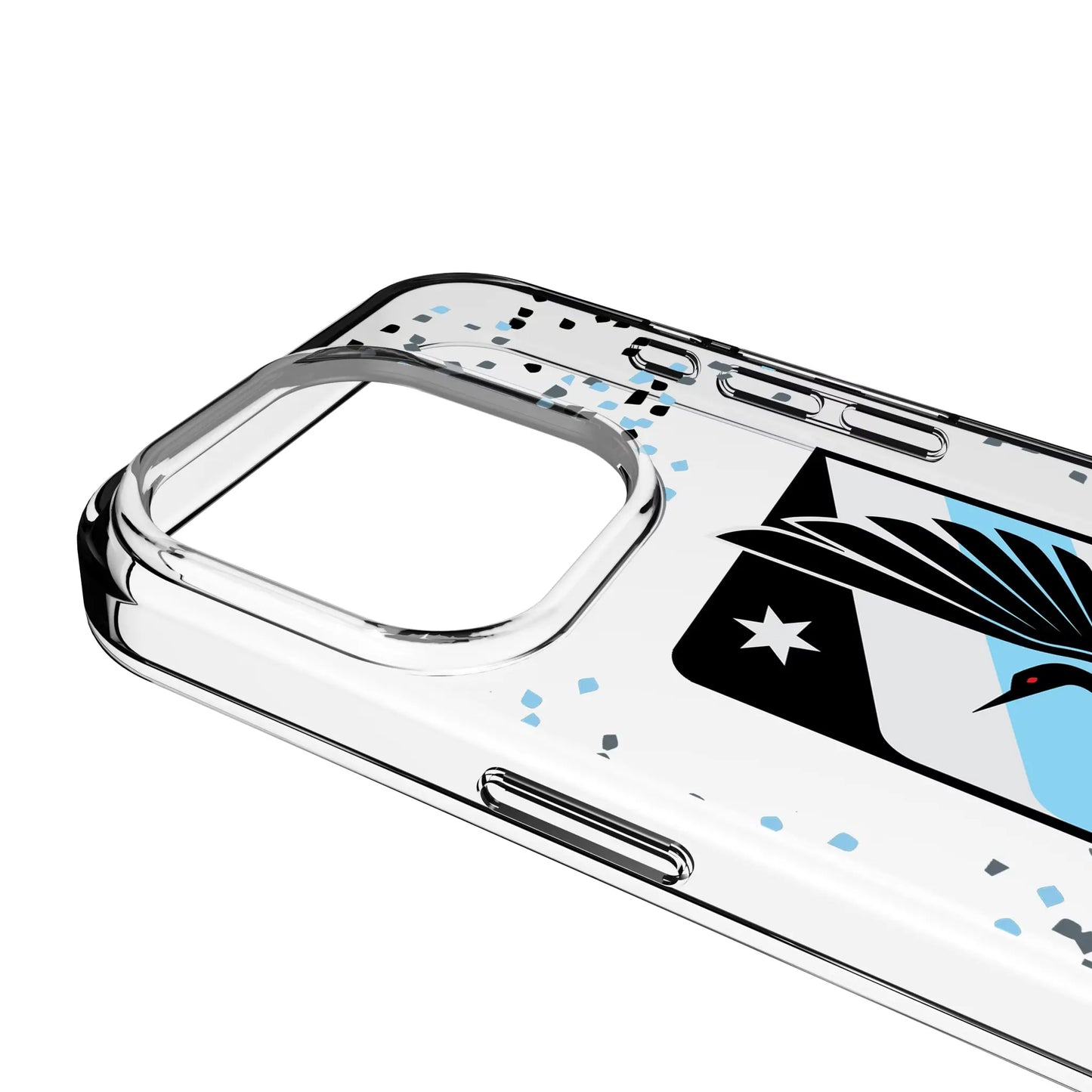 Minnesota United FC Confetti Clear Phone Case for Apple iPhone