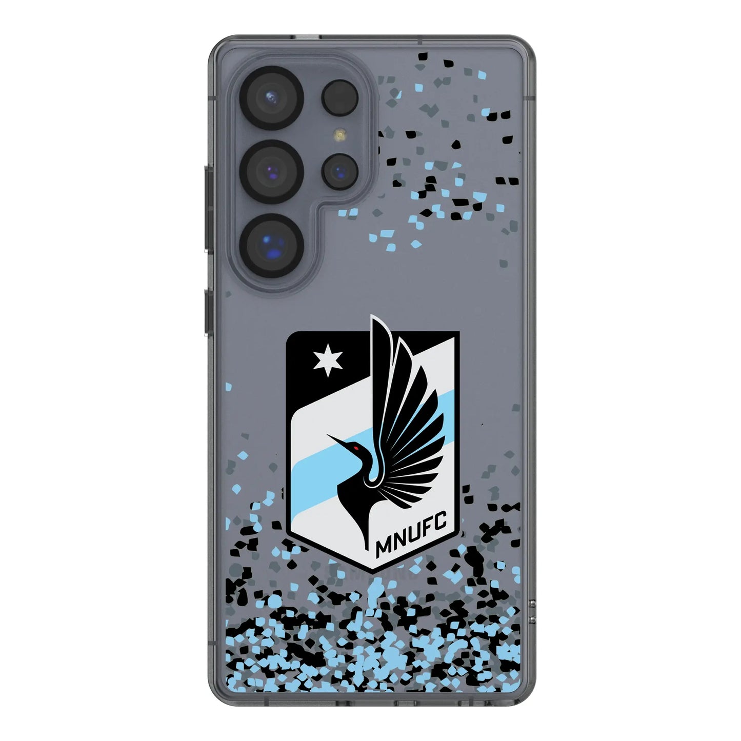 Minnesota United FC Confetti Clear Phone Case for Samsung Galaxy