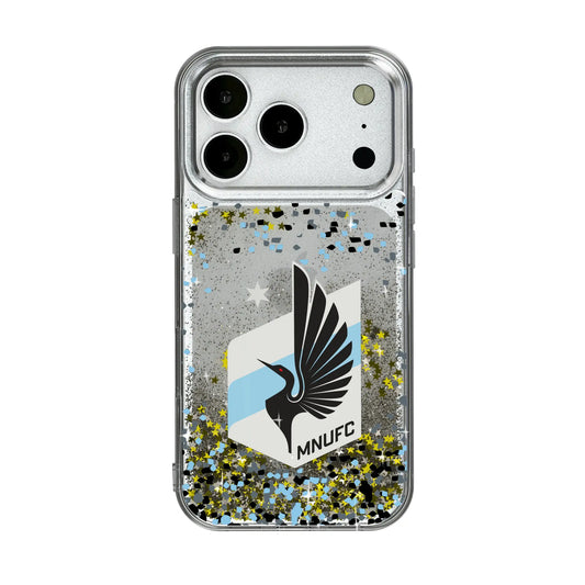 Minnesota United FC Confetti Glitter Phone Case for Apple iPhone