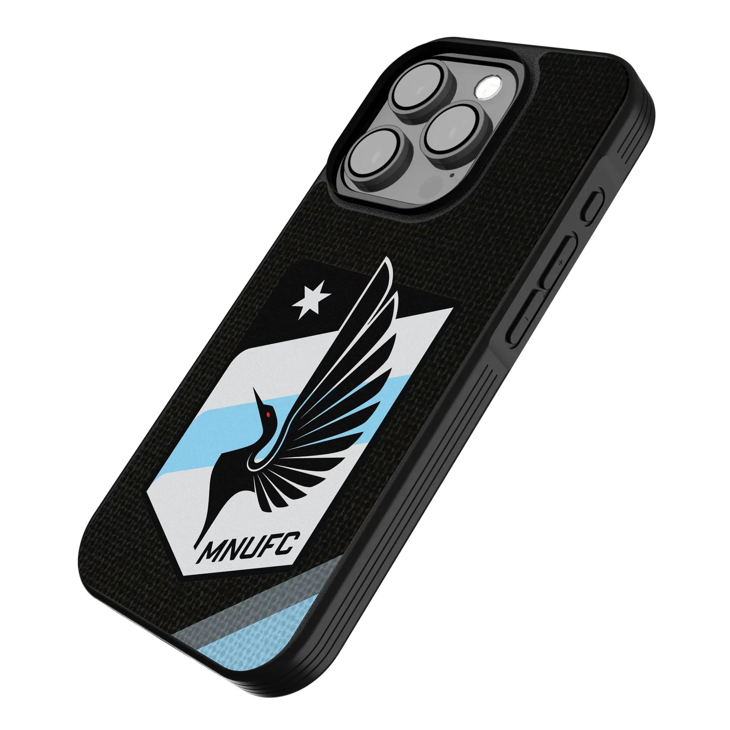 Minnesota United FC Diagonal Stripe Bump Phone Case for Apple iPhone