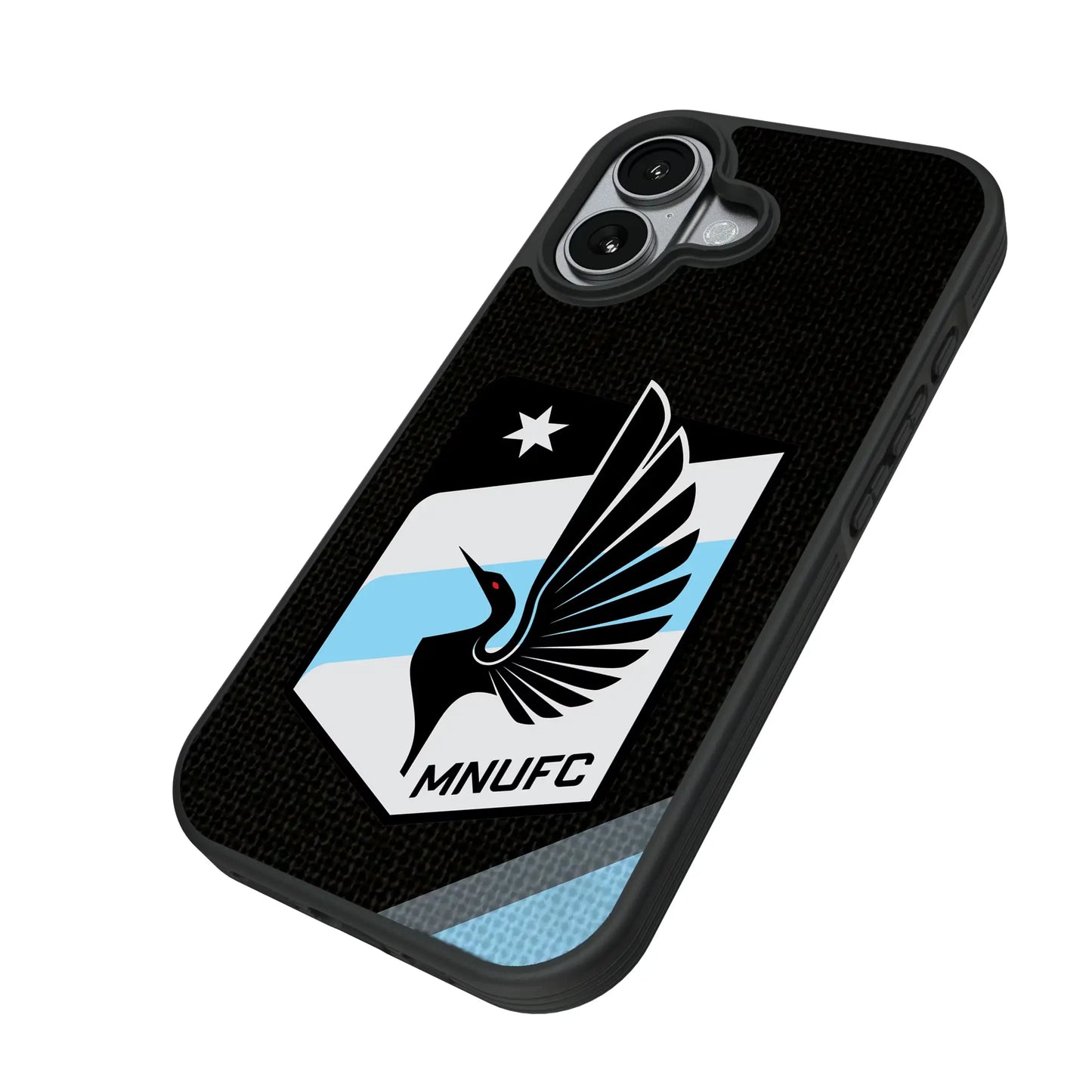 Minnesota United FC Diagonal Stripe Bump Phone Case for Apple iPhone