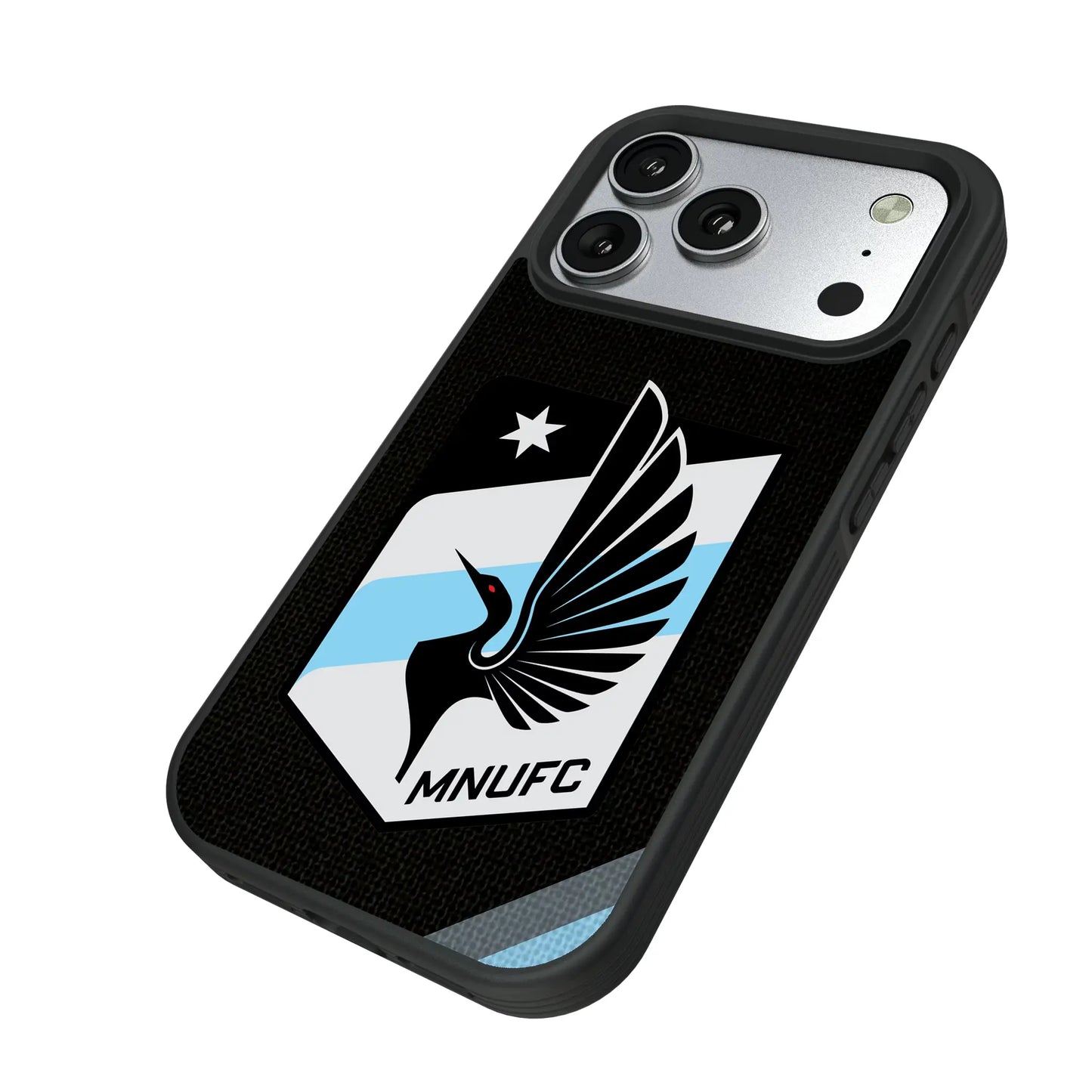 Minnesota United FC Diagonal Stripe Bump Phone Case for Apple iPhone