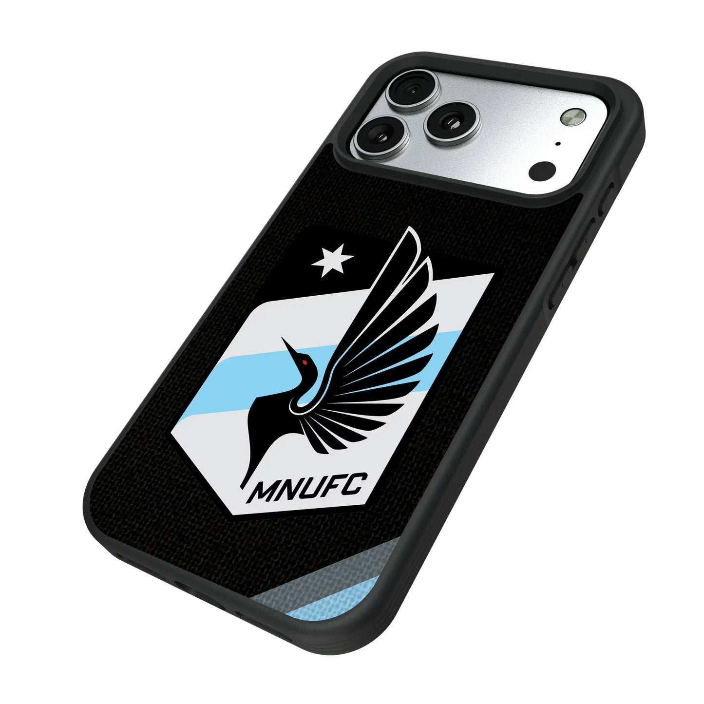 Minnesota United FC Diagonal Stripe Bump Phone Case for Apple iPhone