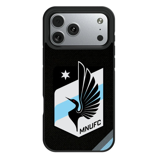 Minnesota United FC Diagonal Stripe Bump Phone Case for Apple iPhone