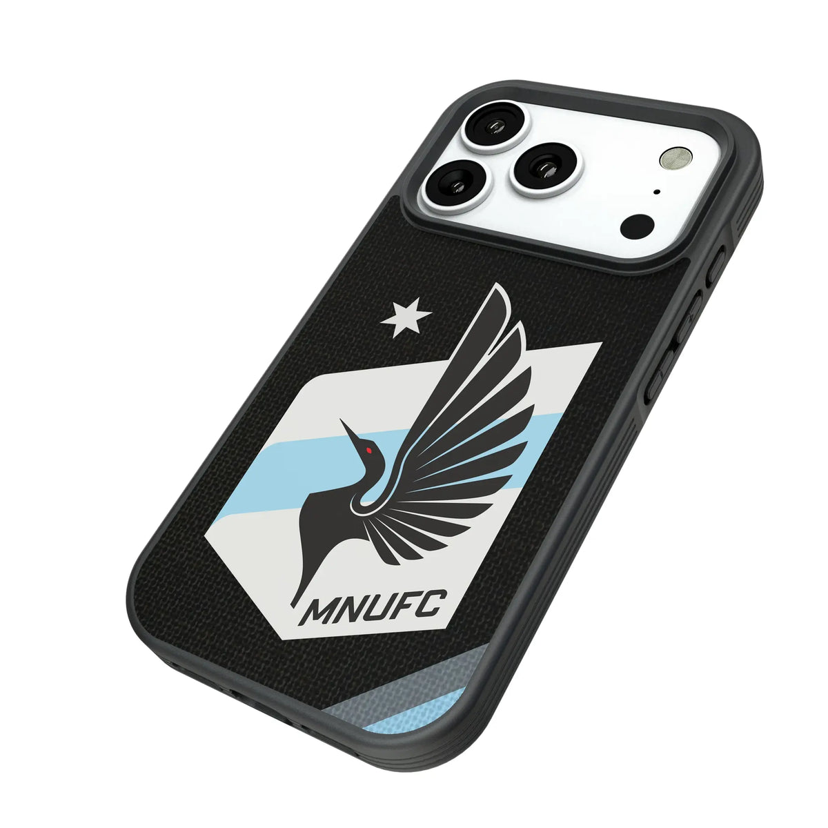Minnesota United FC Diagonal Stripe Bump Phone Case for Apple iPhone