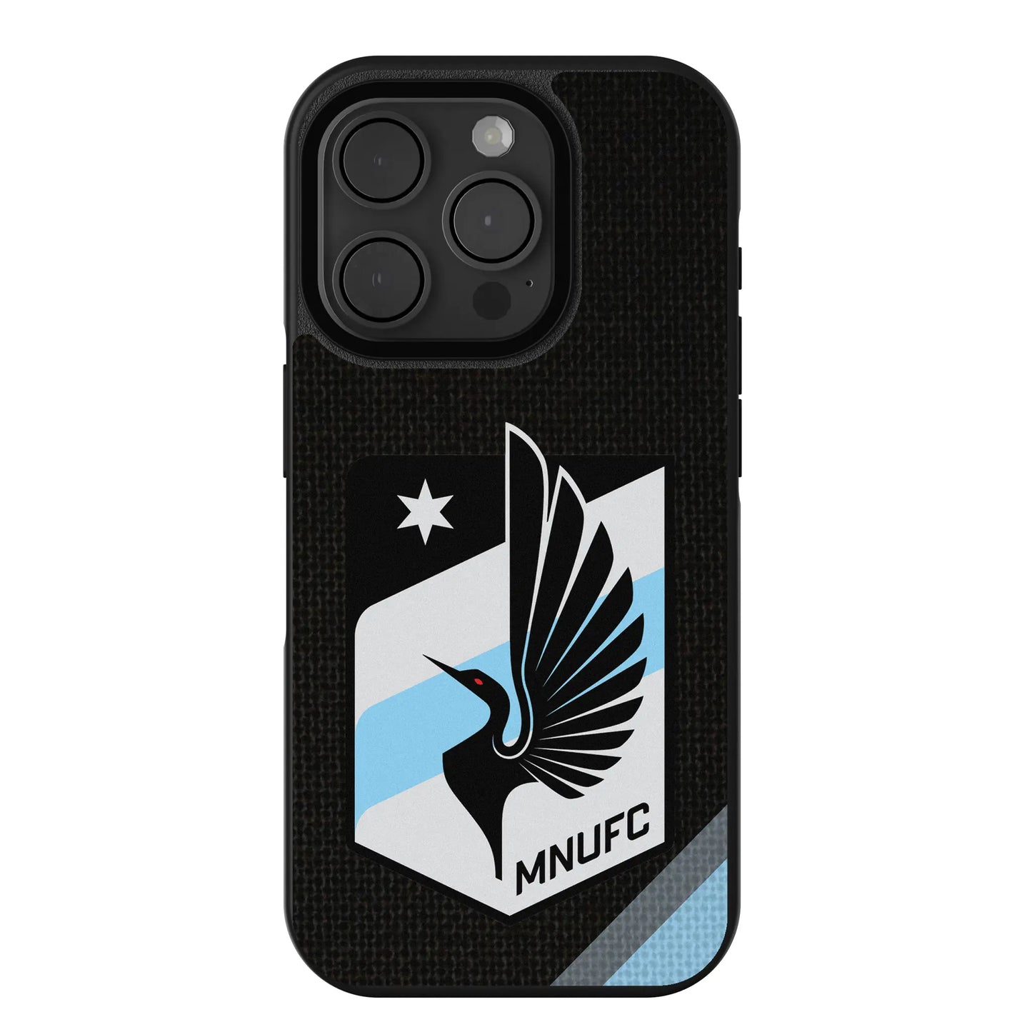 Minnesota United FC Diagonal Stripe Bump Phone Case for Apple iPhone