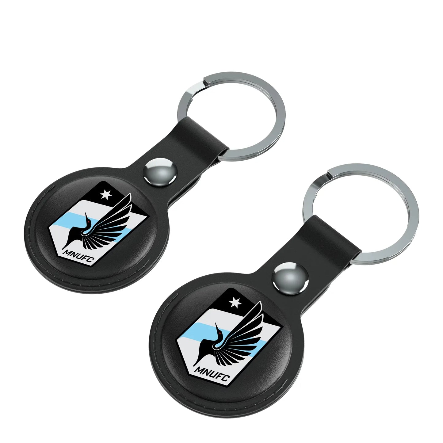 Minnesota United FC Insignia Black Airtag Holder 2-Pack