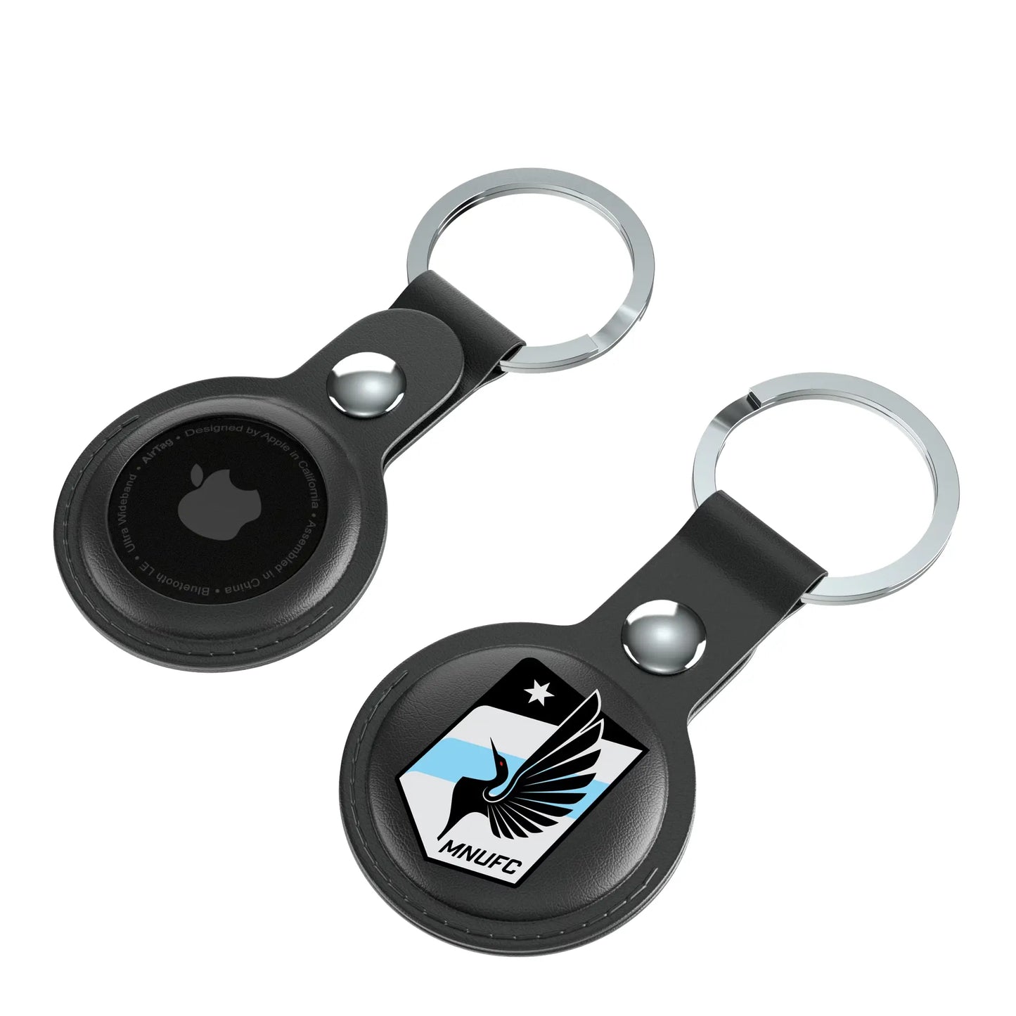 Minnesota United FC Insignia Black Airtag Holder 2-Pack