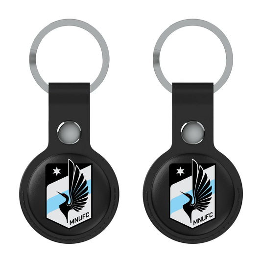 Minnesota United FC Insignia Black Airtag Holder 2-Pack