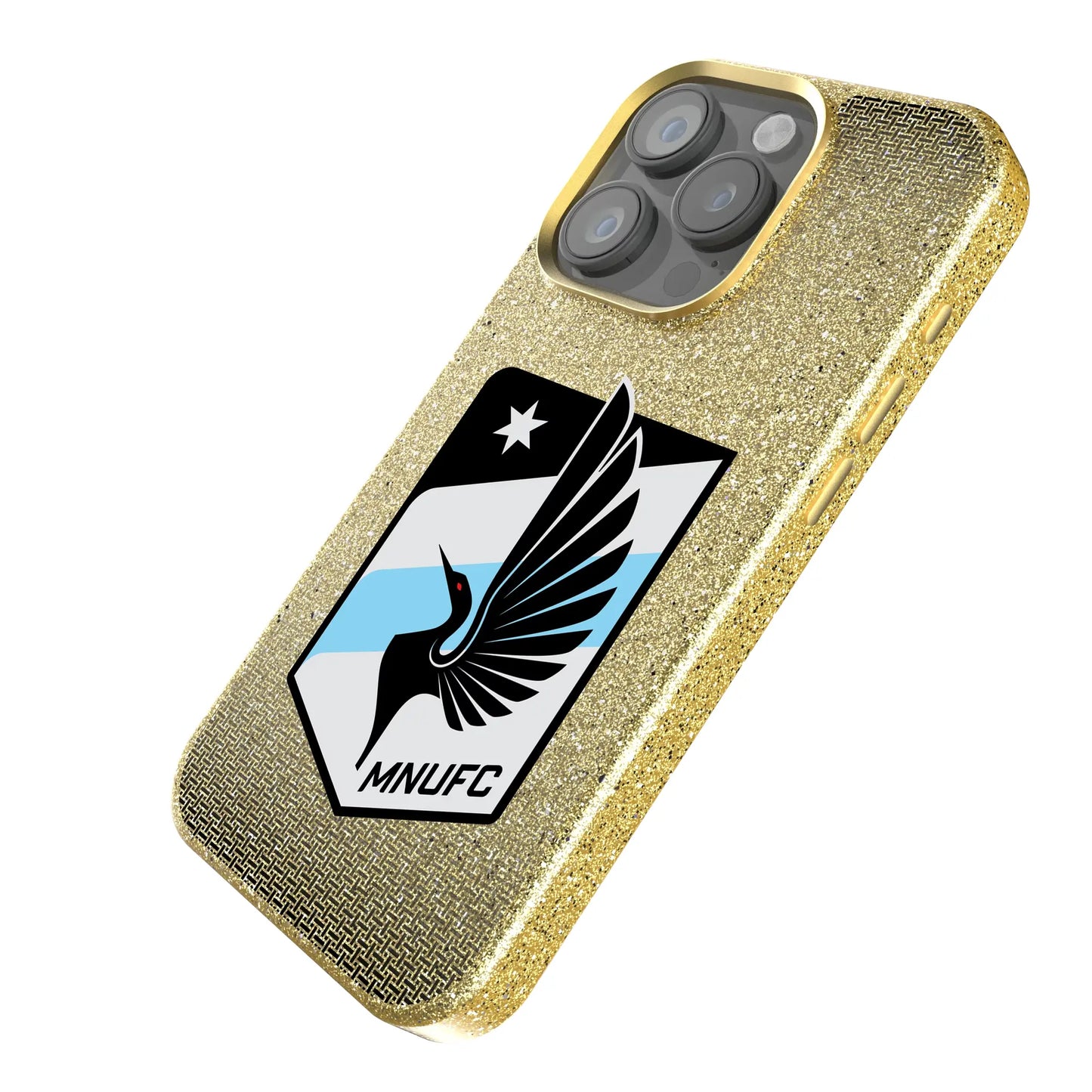 Minnesota United FC Linen Bling Phone Case for Apple iPhone