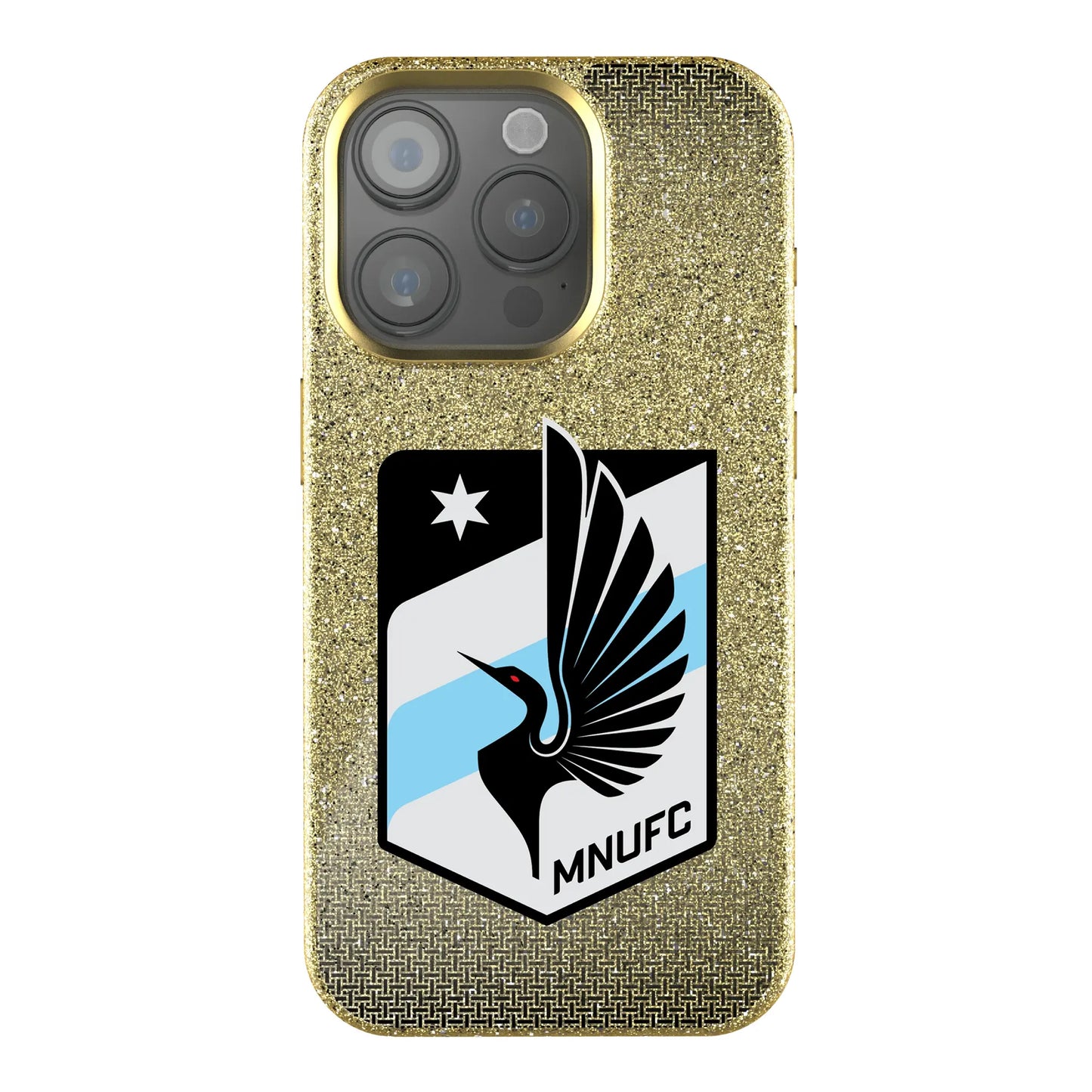 Minnesota United FC Linen Bling Phone Case for Apple iPhone
