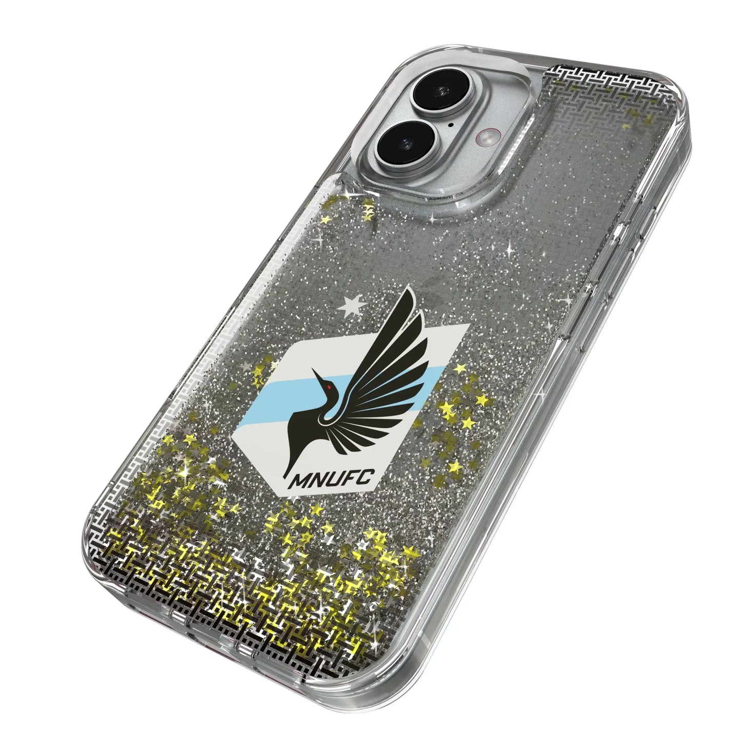 Minnesota United FC Linen Glitter Phone Case for Apple iPhone