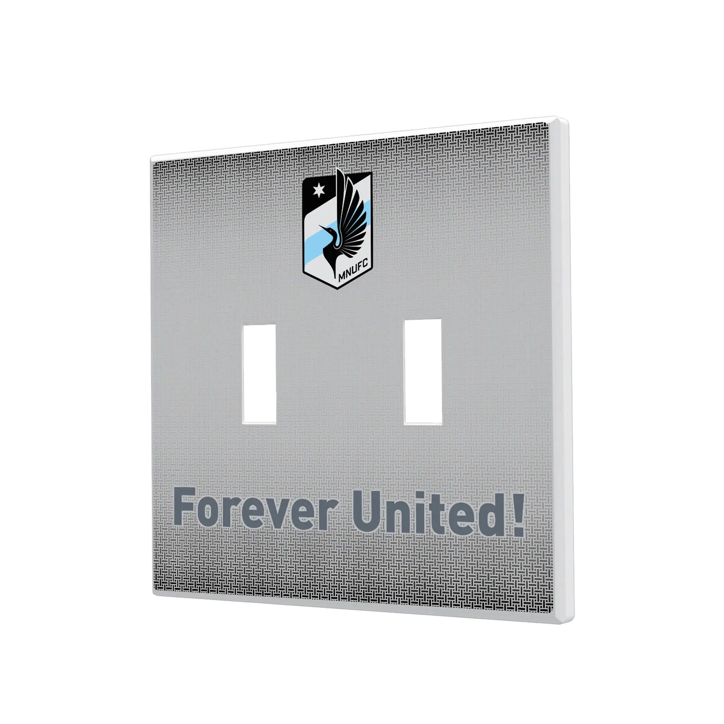 Minnesota United FC Linen Hidden-Screw Light Switch Plate