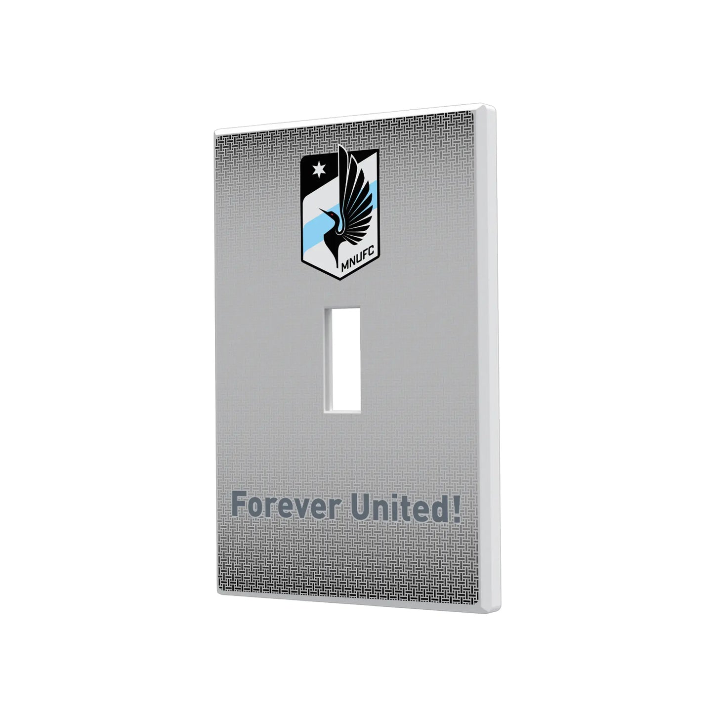 Minnesota United FC Linen Hidden-Screw Light Switch Plate